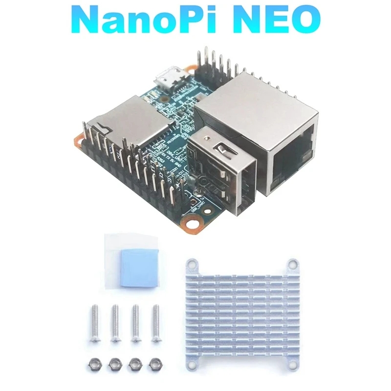 Nanopi NEO   濭,  ҽ H3  ھ Cortex-A7  Openwrt Ϻ  PCB, 512MB DDR3 RAM