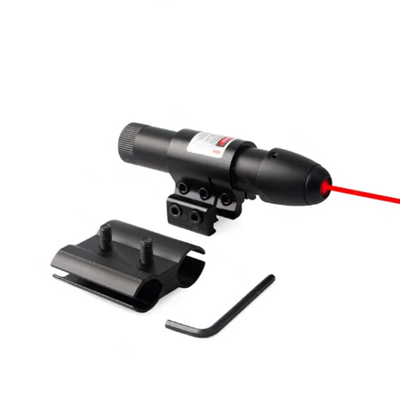 No Battery Laser Sight Red Laser Calibrator Red Light Sight Fit for 11/20mm with Mount
