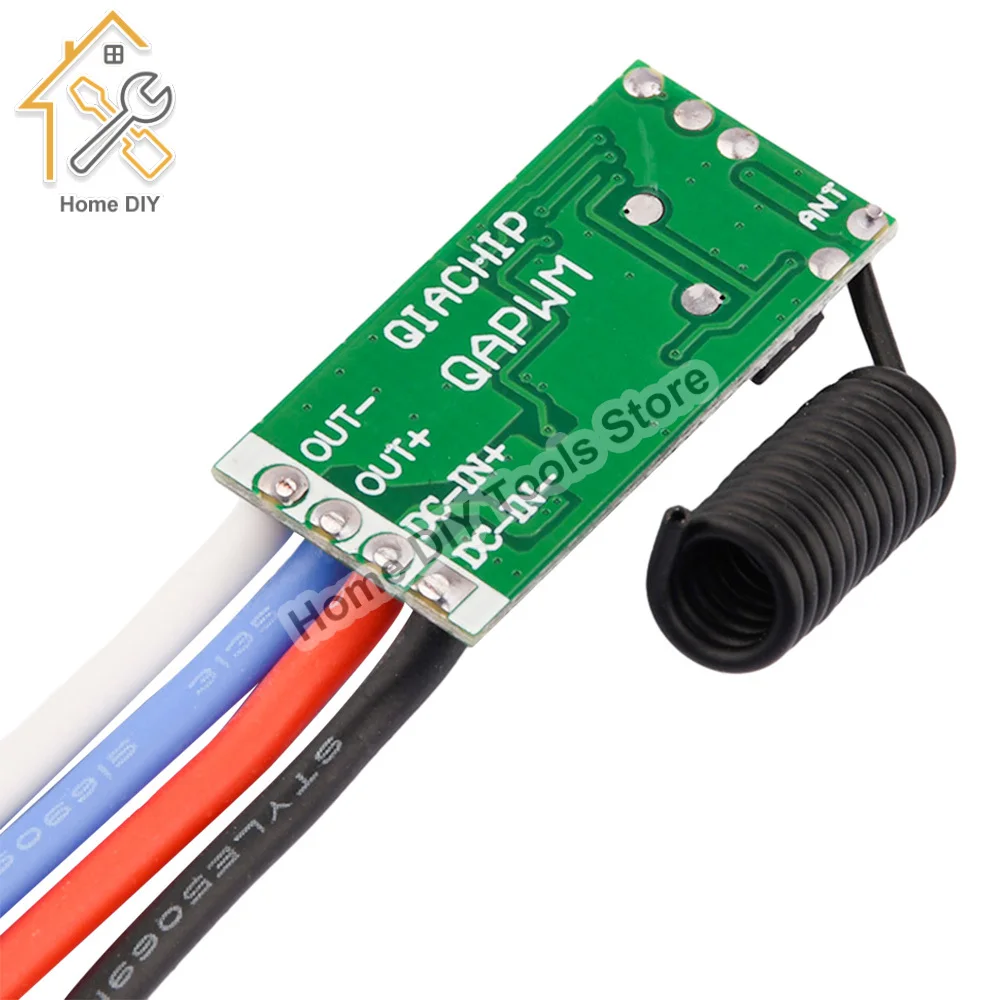 DC3.7V-24V 5A 모터 속도 컨트롤러 드라이버 보드 무선 원격 컨트롤러 DC 모터 주지사 PWM 속도 제어 디밍 모듈
