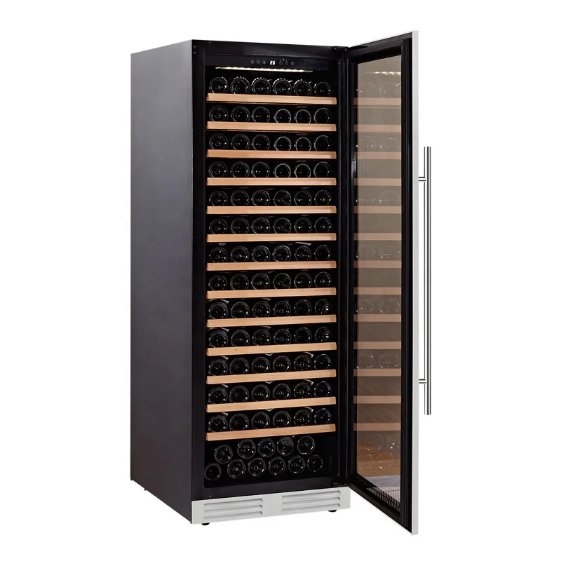 Competitive Price 154 Bottles Compressor Cooling Wine Cellar Refrigerator