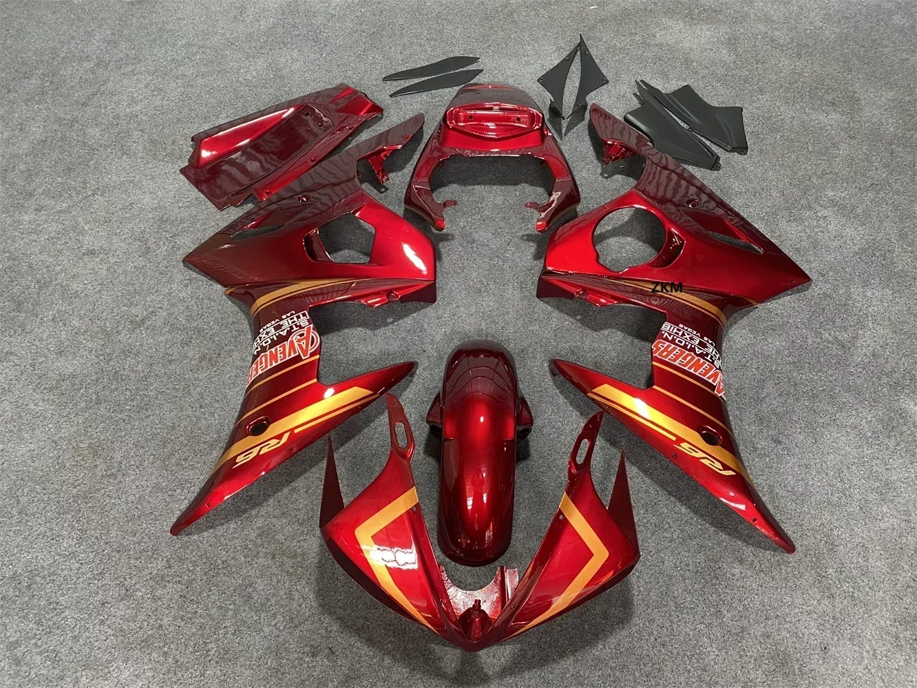 

for YZFR6 2005 Bodywork YZFR6 2003 2004 2005 03 04 05 Abs Fairing YZF600 R6 2003 - 2005 Motorcycle Fairing Red gold