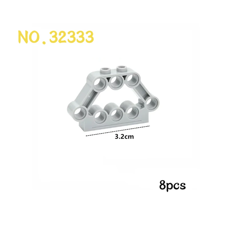 MOC Technical Connector Building Block Parts - Motor Model Car Engine Cylinder Brick by Leduo Toys