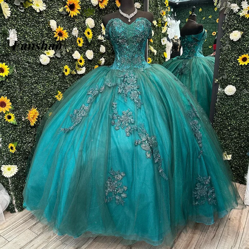 

Женское вечернее платье Fansha, роскошное платье без бретелек, с цветочным принтом и кристаллами, со шлейфом, на шнуровке, праздничное платье