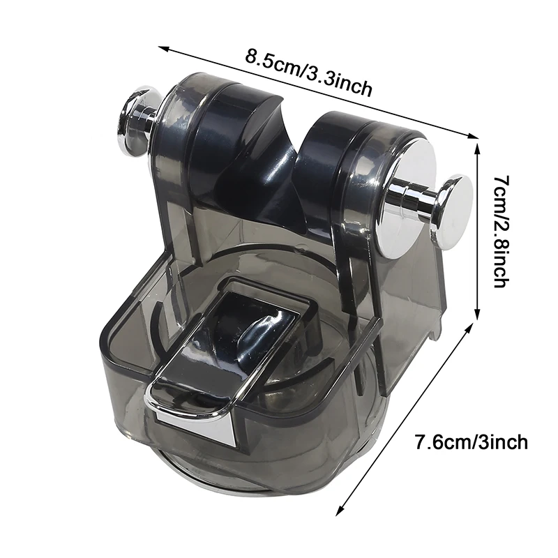 Description Picture 2 of itemShower Head Holder Brackets Black Suction Cup Wall Mount Adjustable Support For Bathroom Accessories Without Drill Stand Bath