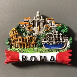 Rome Landmark Buildings & Culture Magnetic Souvenir Stickers (Roman Architecture)