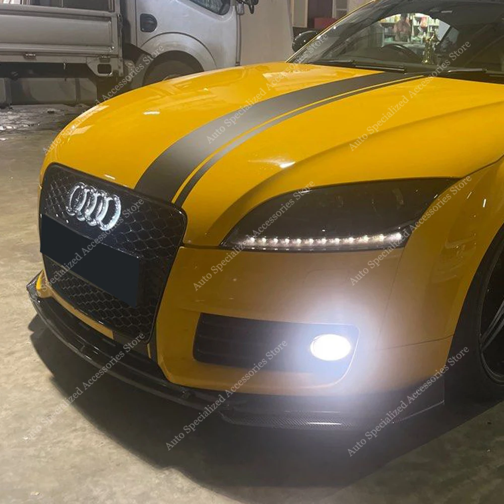 Per Audi Tt 8J Paraurti Anteriore Lip Spoiler Splitter Diffusore Tt Mk2 8J 3.2Fsi Tfsi Tdi 2006-2014 Coupe/Cabrio Basic Bodykit Tuning