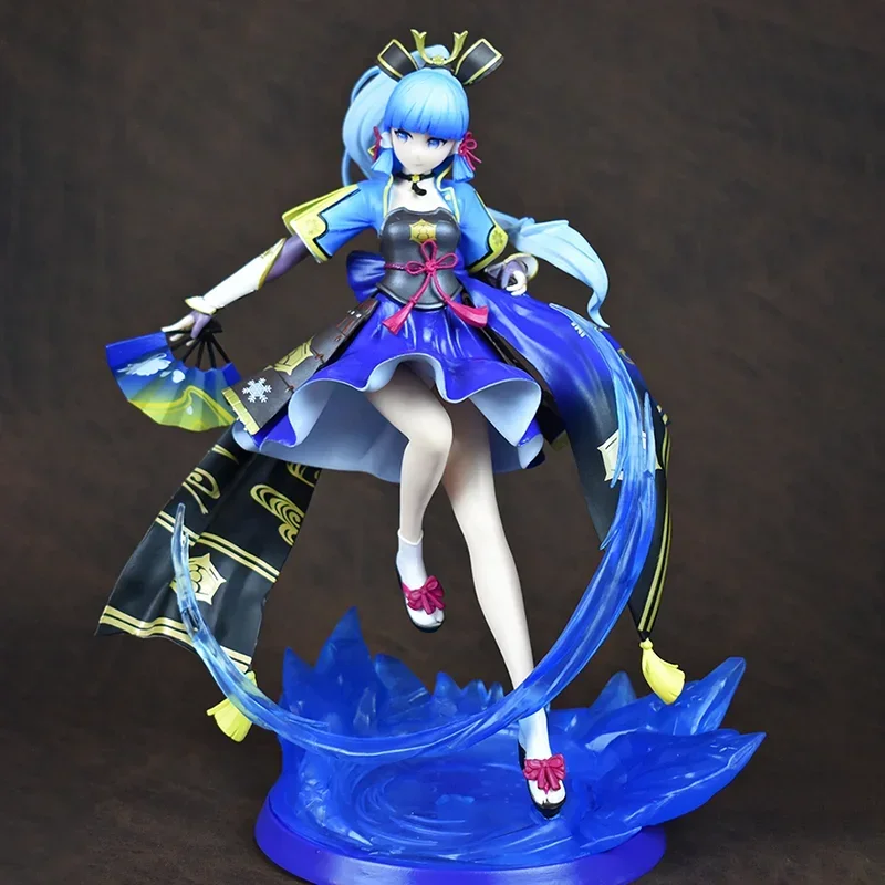 

New 25cm Genshin Impact Anime Game Kamisato Ayaka Battle Ver Figure Pvc Action Figure Collectible Model Toys Ornaments Gift Toys