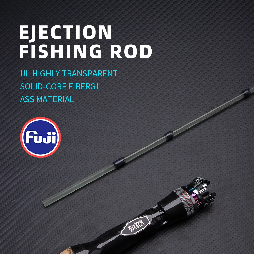 Description Picture 2 of itemFishingfans 1.32m Cork Handle Fiber Glass FUJI O GUIDE Casting Rod Crappie Panfish Shrimp Spinning UltraLight Fishing Rods