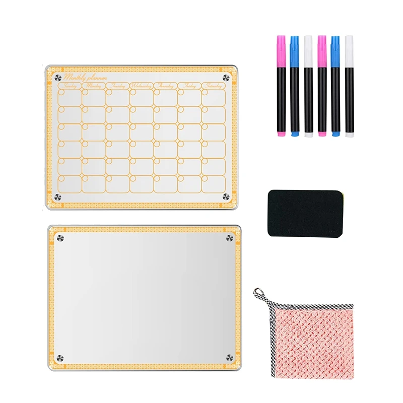 acrylic-magnetic-dry-erase-board-calendar-for-fridge-2pack-157x118-inch-clear-calendar-planner-board-for-refrigerator