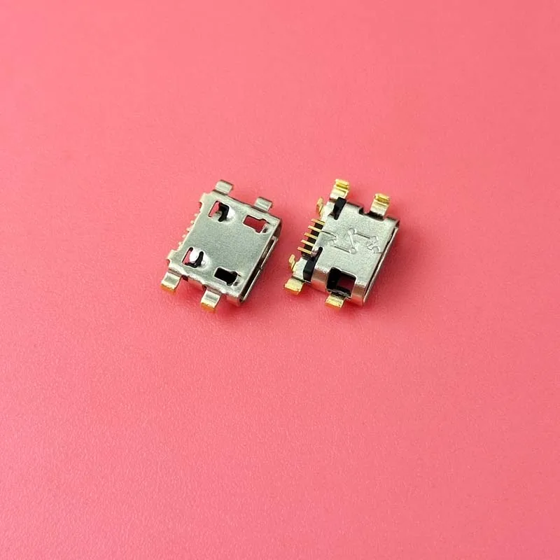 100 Pz/Lotto Micro Usb 5Pin Jack Connettore Presa Dati Di Ricarica Porta Spina Coda Per Motorola Moto G6 Gioco Xt1922/G6 Più