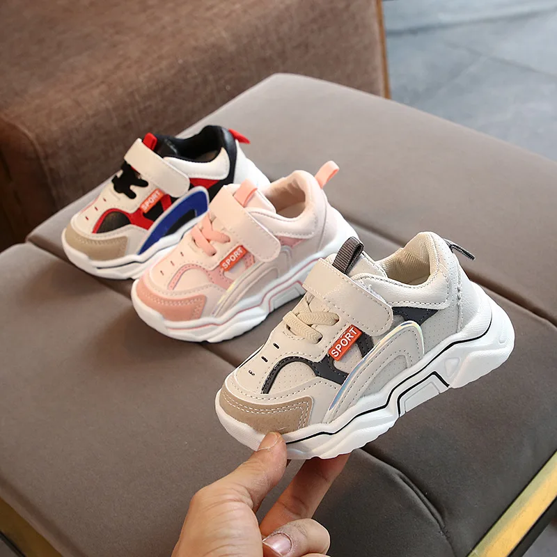 

2023 Autumn New Children Sneakers Soft Sole Running Shoes for Boy Breathable Mesh Student Casual Shoes Girls Tennis Shoes Sapato