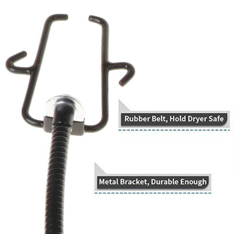new Dog Grooming Hair Dryer Stand Holder Telescopic Hands Blow Dryer Holder