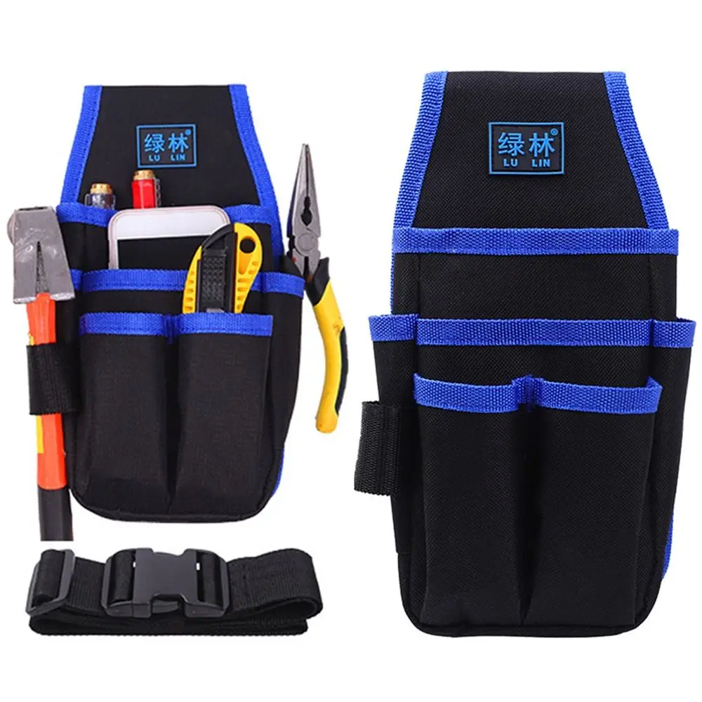 9 In 1 Nylon Fabric Tool Belt Screwdriver Utility Kit Holder Tool Bag