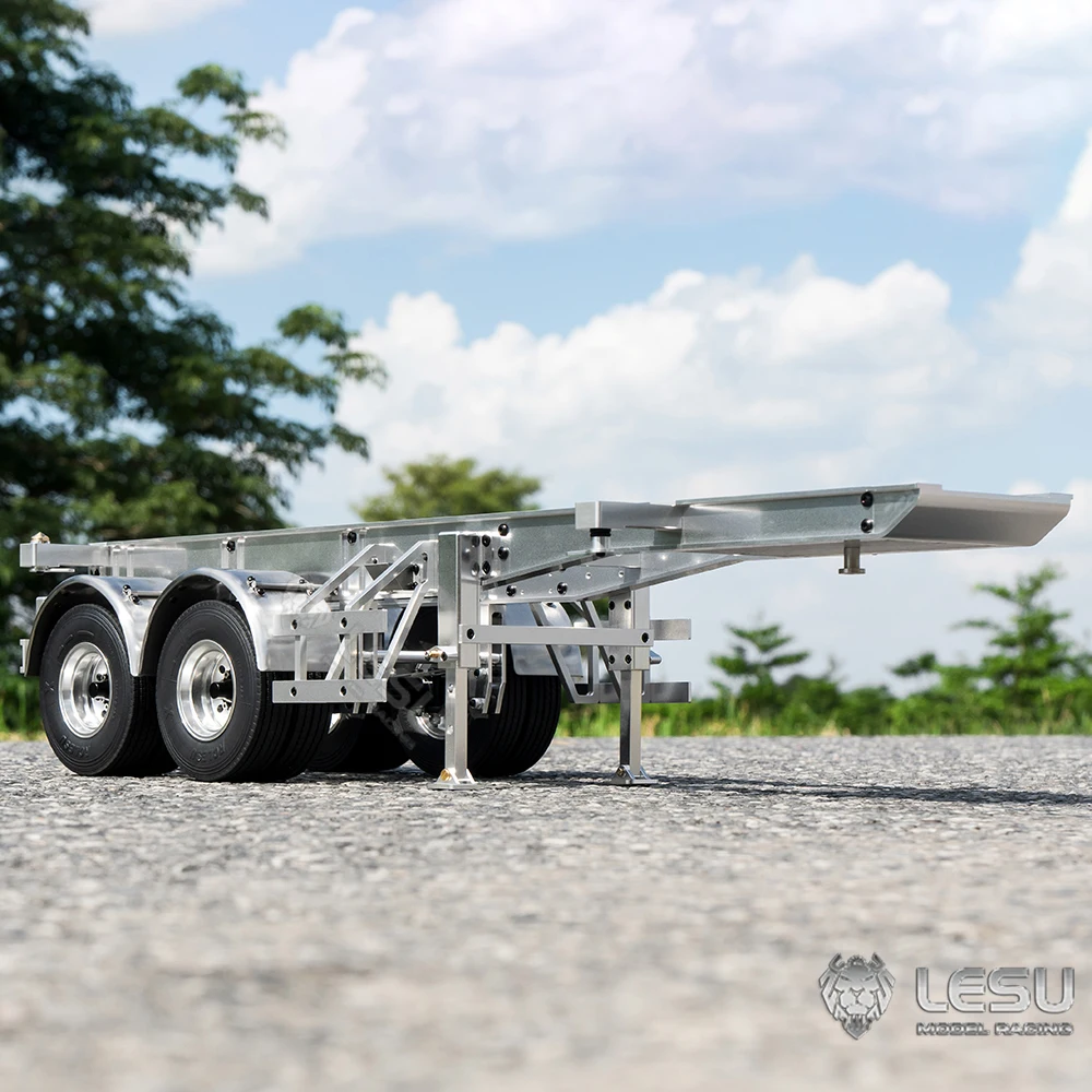 Lesu 20 Feet Metal Box Container RC Trailer Spare Part For 1/14 Tamiyaya Controlled Car Tractor Truck Diy Model Men Toy Th02024 2