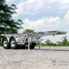 Lesu 20 Feet Metal Box Container RC Trailer Spare Part For 1/14 Tamiyaya Controlled Car Tractor Truck Diy Model Men Toy Th02024 2