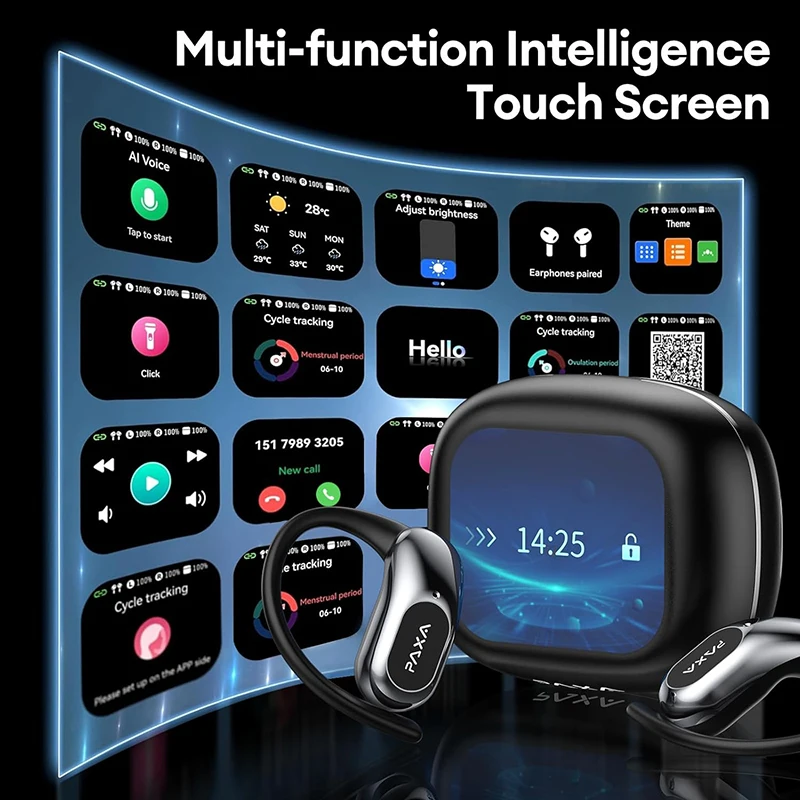 PAXA OpenAirUltra AI Translation Real Time 3-in-1 Translator Earbuds 145 Languages & Accents Bluetooth 5.4 Translating_voghion.com
