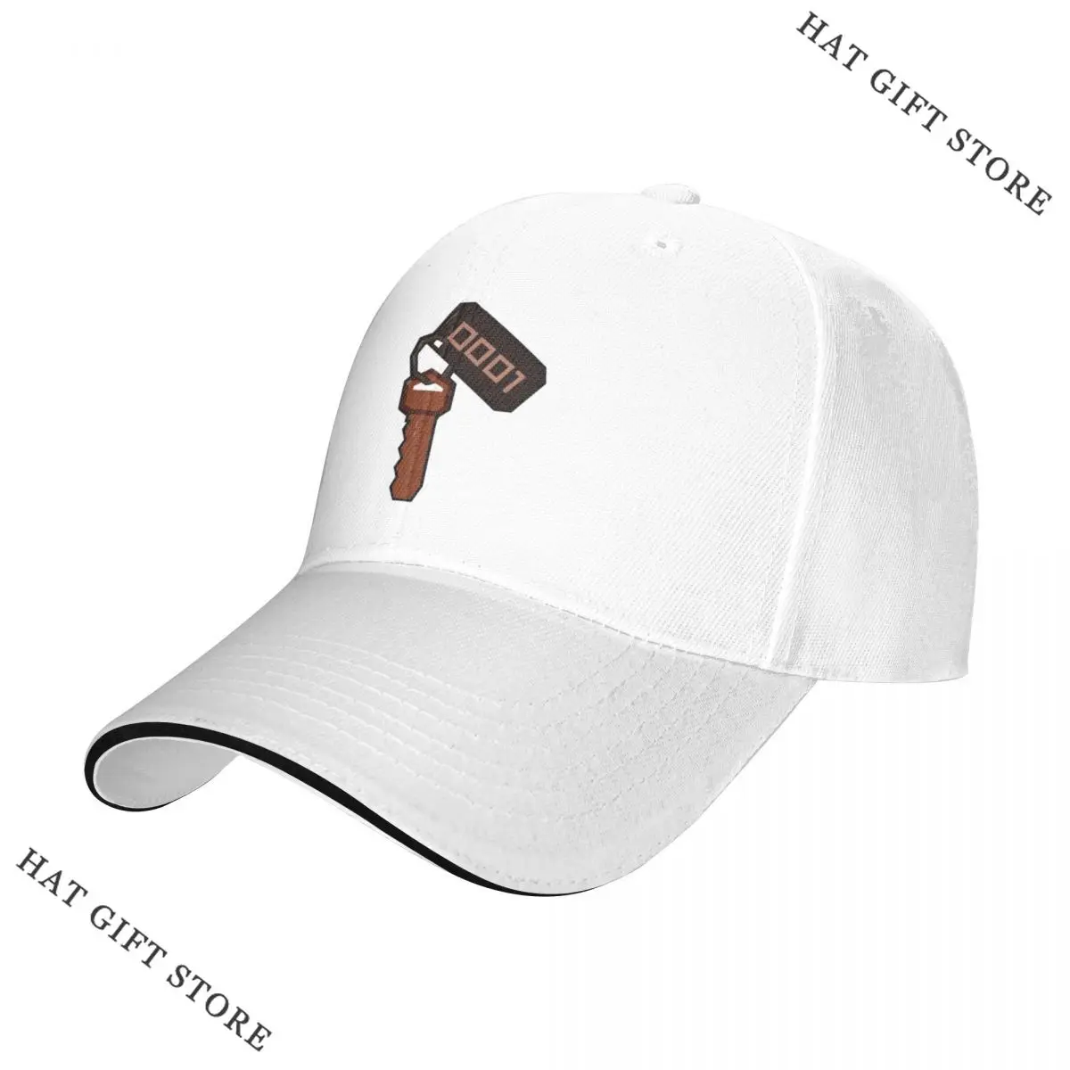 

Best [DOORS] Key #0001 Baseball Cap Golf Cap Golf Wear Cosplay Wild Ball Hat Women'S Hat Men'S