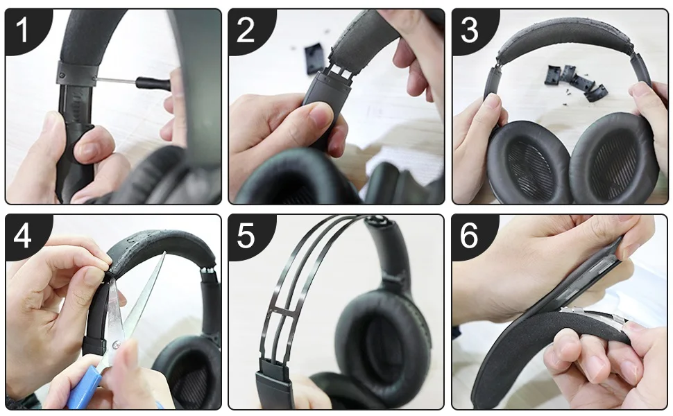 Removeable Headband For Sony WH-XB910N Headphones Headbeam Replacement New Design Head band Headstrap Cushion