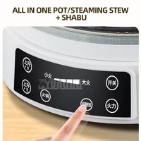 Olla Arrocera Eléctrica Doméstica-Cuiseur à riz électrique, Multifonctionnel, Sucre solitaire, Intelligent 4