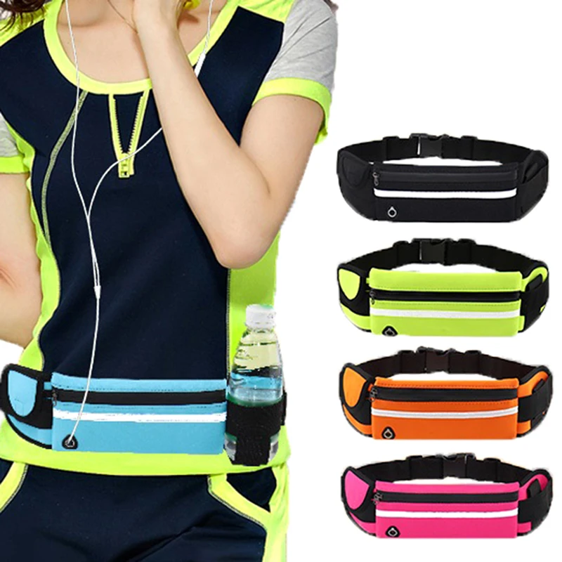 Outdoor Men Women Waist Pouch Packs Bags Sport Running Hiking Travel Belt Bag Mobile Phone Body Bag