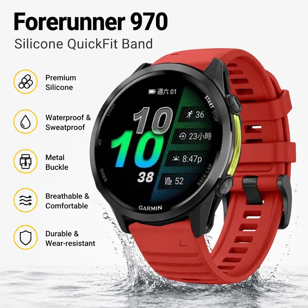 Silicone Sports Replacement Watch Strap