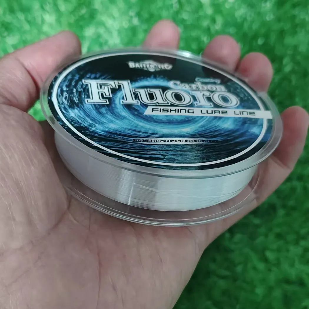 Enhanced Fluorocarbon Coating Fishing Line - Durable Sinking Leader Line with Carbon Fluoro Fiber