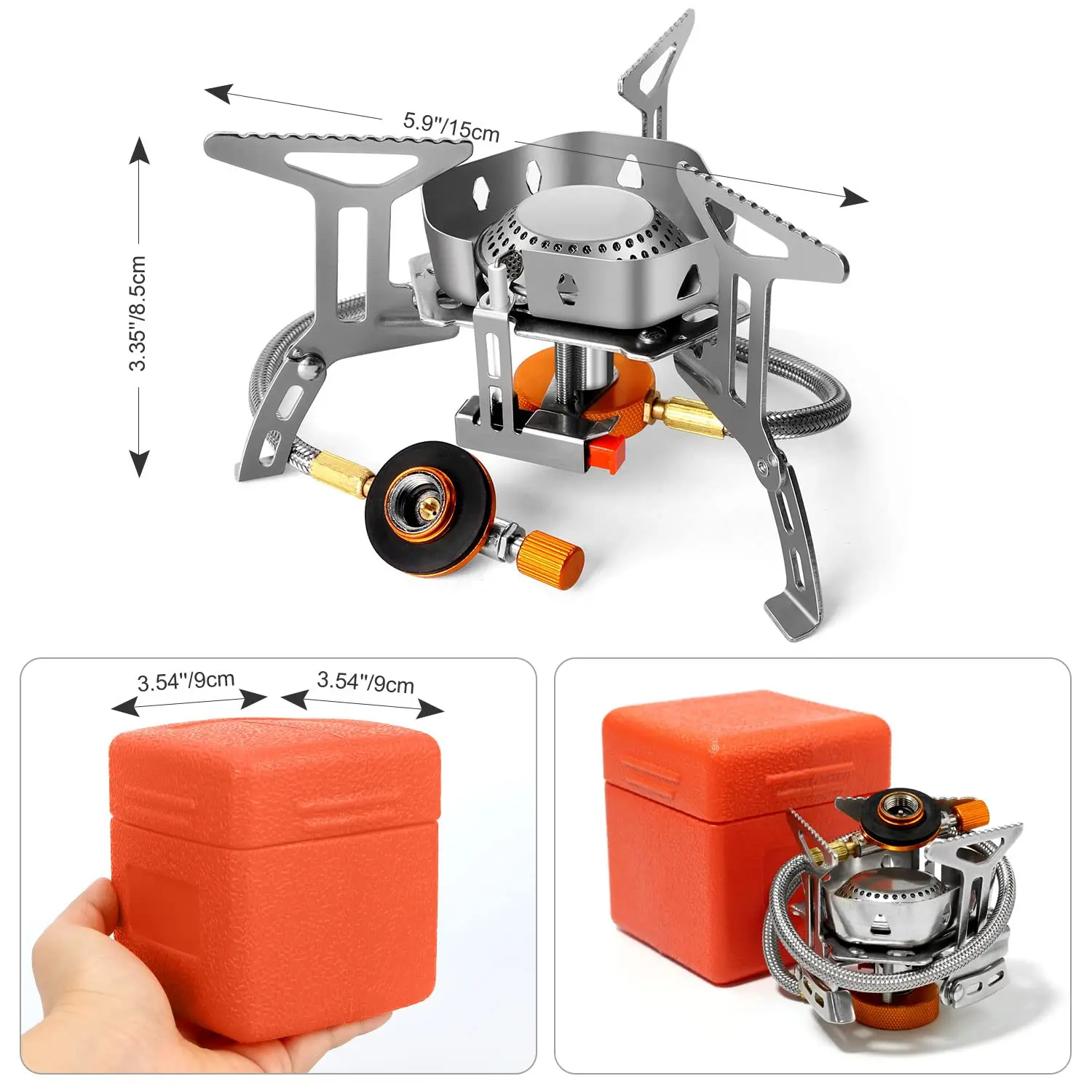 Outdoor Windproof Gas Stove 2