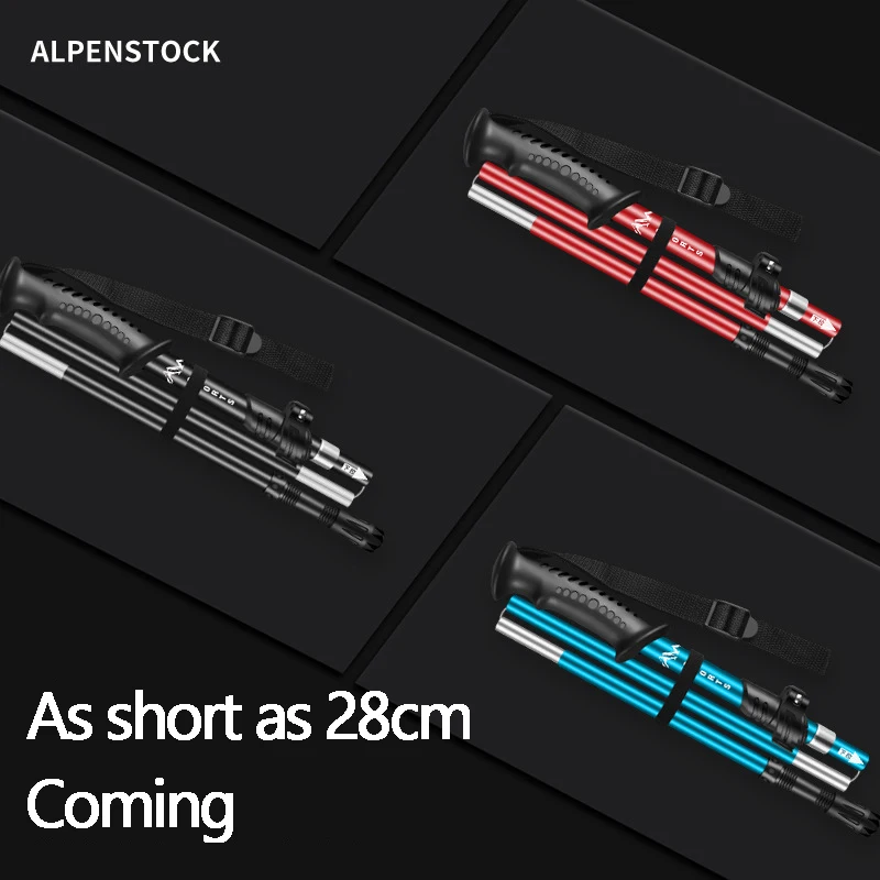 

Naturehike ST10 Carbon Fiber First Snow EXT2 Hiking Poles Ultralight Telescopic Walking Stick Professional Outdoor Trekking Pole