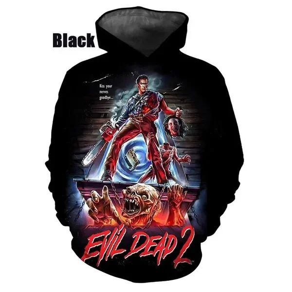 

Hot Sale Evil Dead 3D Printed Hoodie Sweatshirts Men Women Fashion Casual Long Sleeve Pullover Print Harajuku Streetwear Hoodies