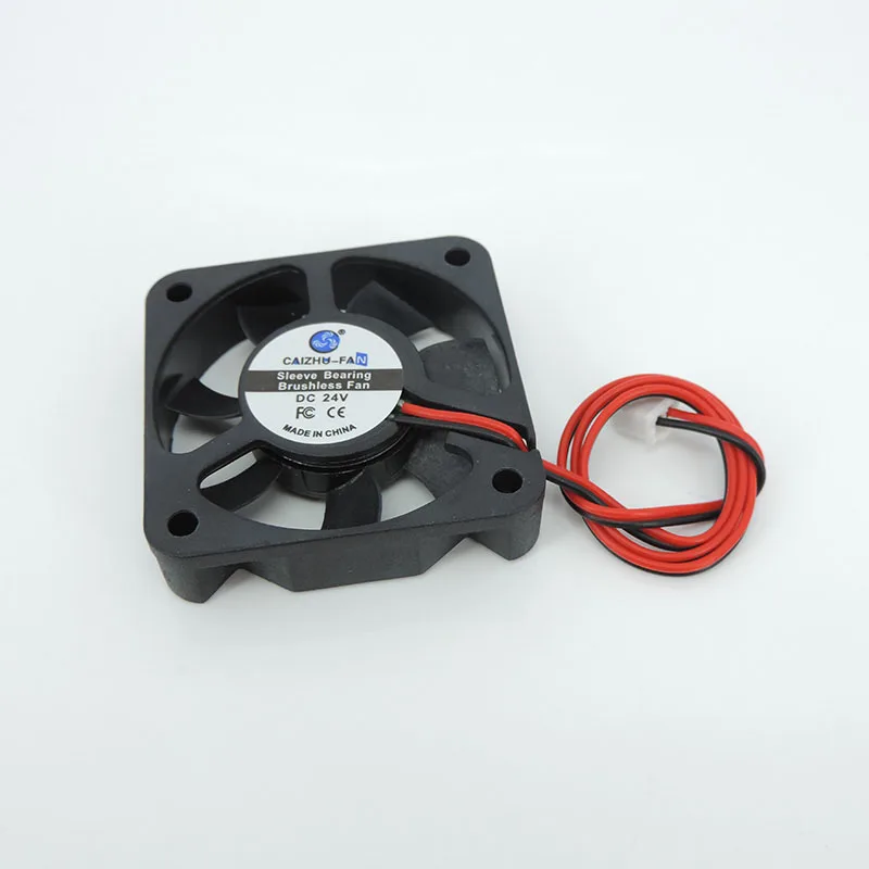 DC 5010 5V/12V/24V Computer CPU Cooler Mini Cooling Fan 50MM Small Exhaust Fan for 3D Printer 2 pin 50x50x10mm E1