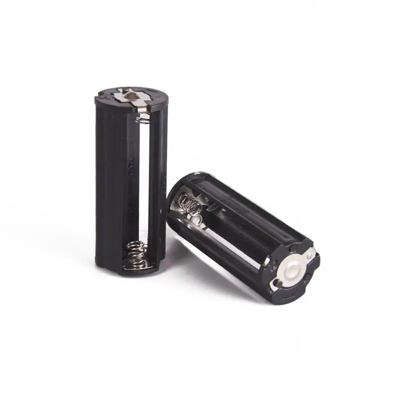 1 шт. черный цилиндрический 3 AAA пластиковый держатель батарейки адаптер чехол коробка фонарик лампа
