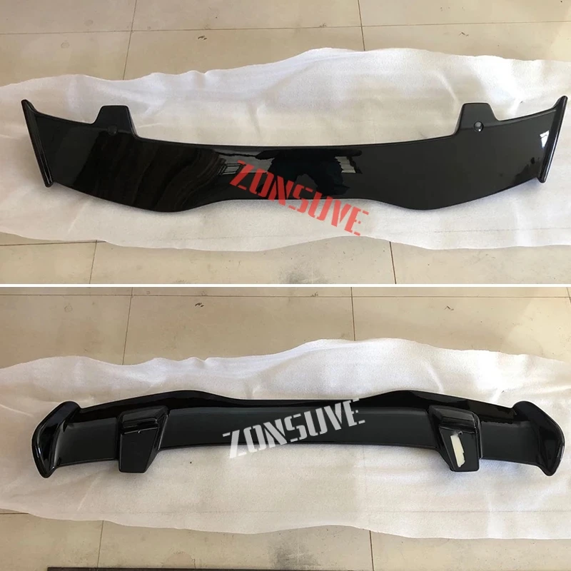 Use For Audi Q5 2010 2018 Year Spoiler ABS Plastic Carbon Fiber Look