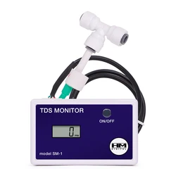 Enhanced Water Quality Monitor with LCD Display - Total Dissolved Solids Testing for Aquarium, Pool, and Drinking Water (For single line)