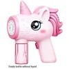 Unicorn Bubbles Machine Electric Bubble Gun Automatic Soap Blower Bubble Blowing Toy Outdoor Party Games Toy 6