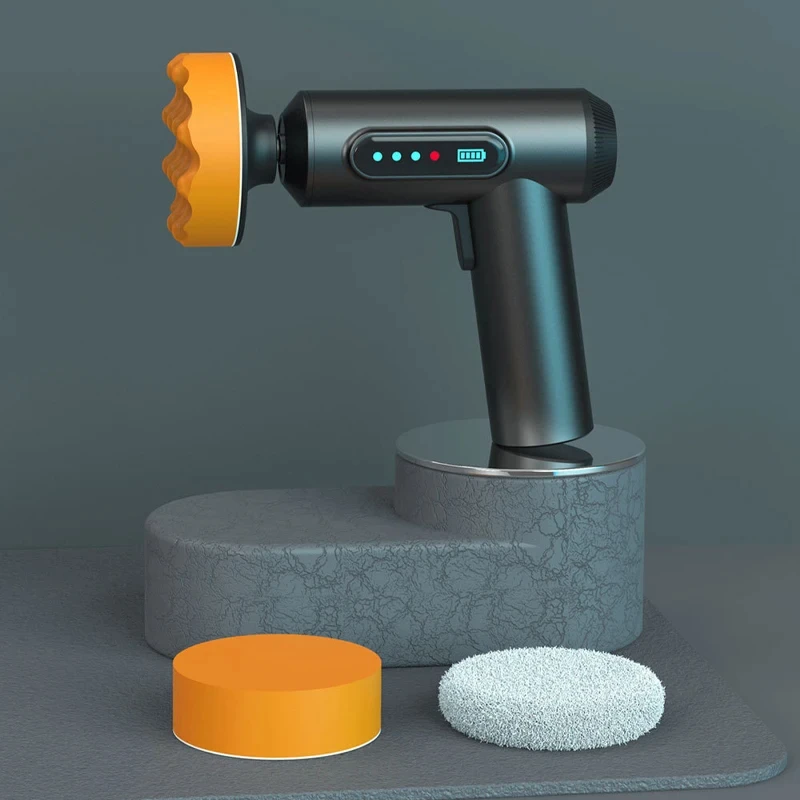 Car Polisher Handheld Wireless Polishing Waxing Machine Power Tool for Cleaning Waxing Repair