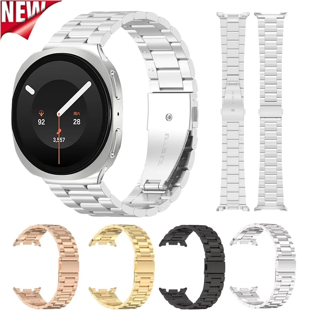 Sleek No Gaps Metal Watch Strap Bracelet