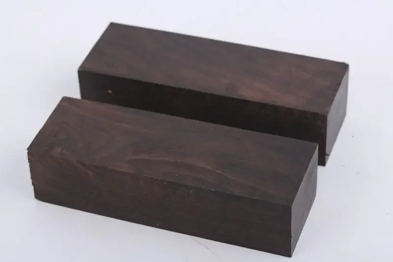 4 pezzi di materiale per manico in ebano, coltellinai forniscono strumento fai da te personalizzato di materiale per manico di coltello lastra, per accessori per strumenti musicali, tornitura