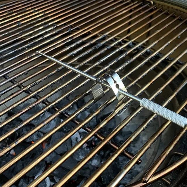 10 Darabos Szondatartó Klip Három Lyukú Grillező Szonda Grill Sütők Környezeti Hőmérséklet -Leolvasása - Image 3