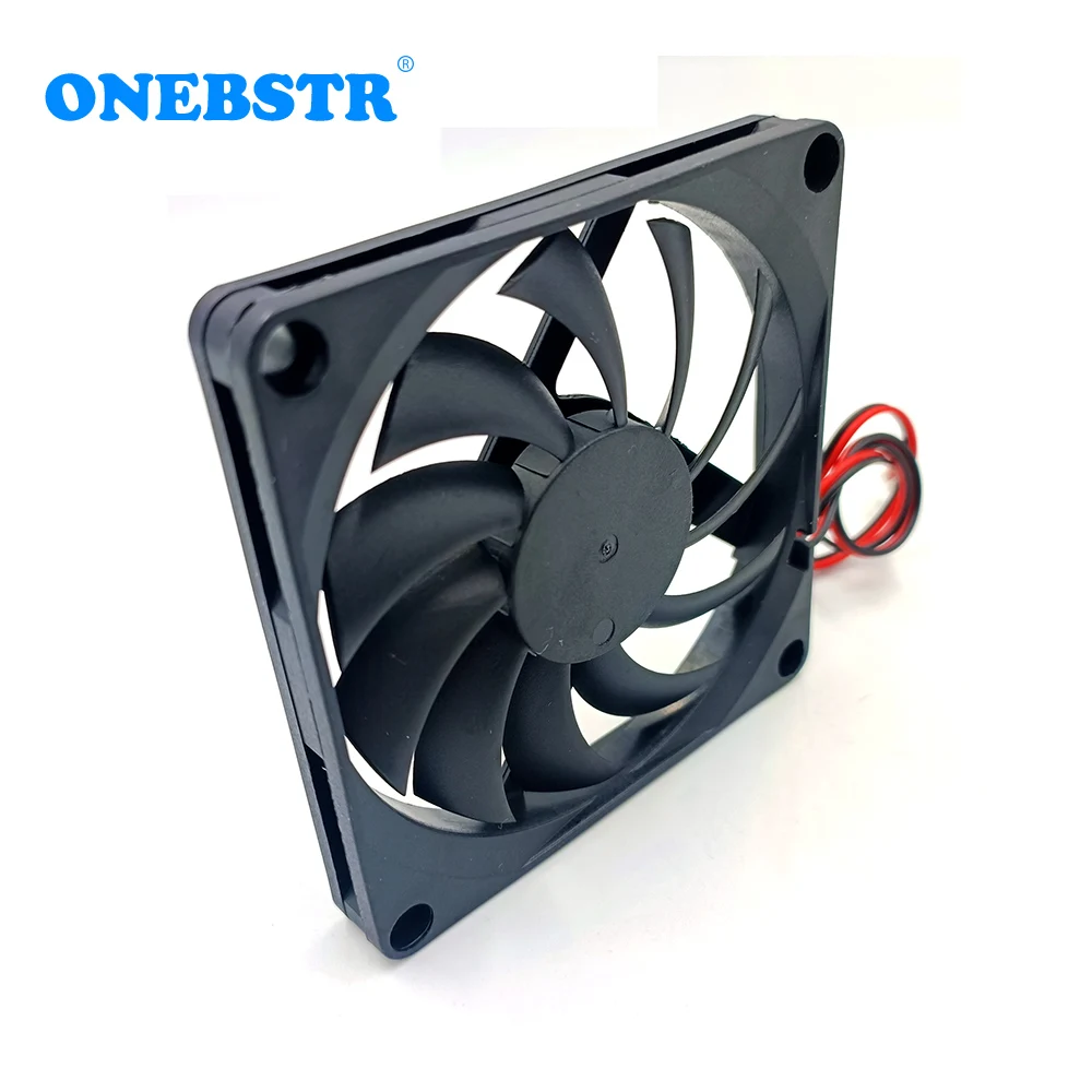 Ventilador sem Escova com Rolamento para Computador Cpu 5v 12v 24v 80x80x10 mm Dissipador de Calor do Computador Fonte de Alimentação - Imagem 2