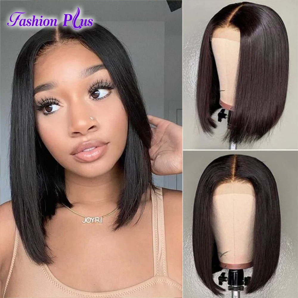 Bob Wig 13x4 Lace Front Wigs Remy Brazilian Short Bob Wig Pre Plucked