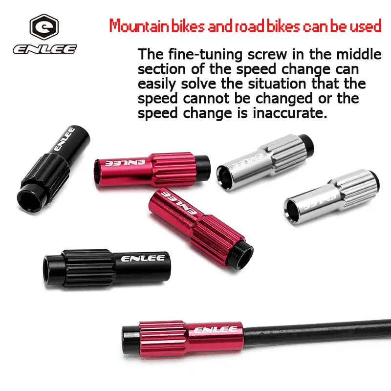 1 Pairs Bicycle Adjustable Derailleur Regulator Screws Aluminum Alloy Fine Bike Brake Shift Cable Adjuster Bolt