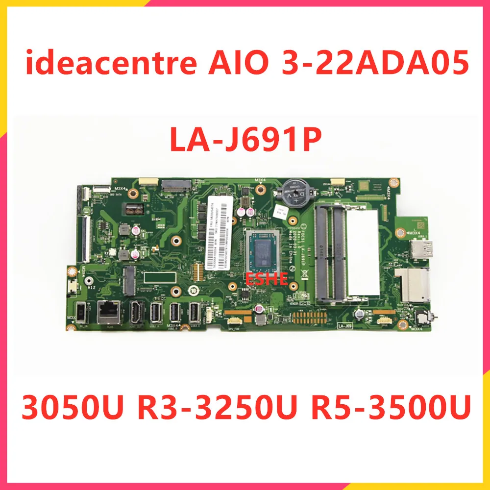 La-J691P Per Lenovo Ideacentre Aio 3-22Ada05 Aio 520C-24Ada Scheda Madre Del Computer Portatile Con R3 R5 3050U Muslimah