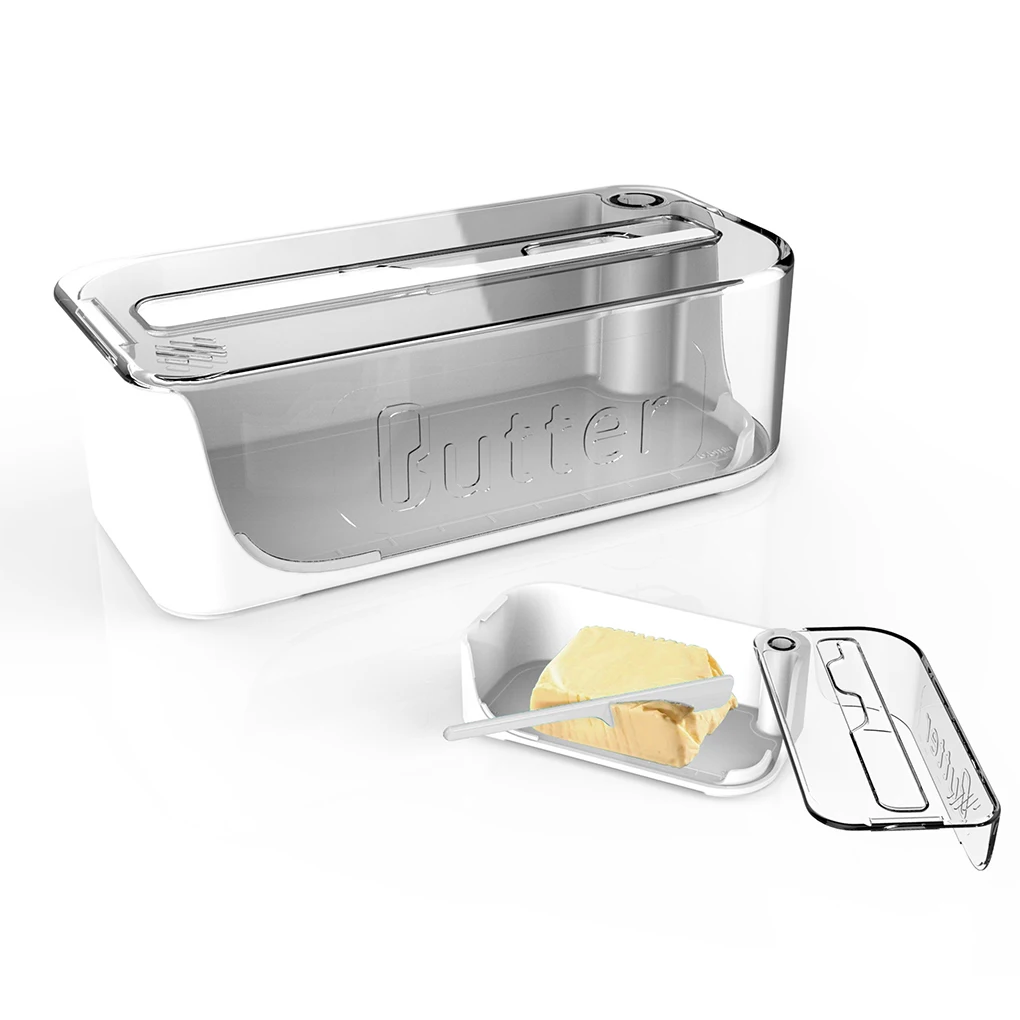 Butter Dish Cheese Cutting Butter Storage Container Kitchen Box With Covers For Cooking Preserving Serving Dessert Tray