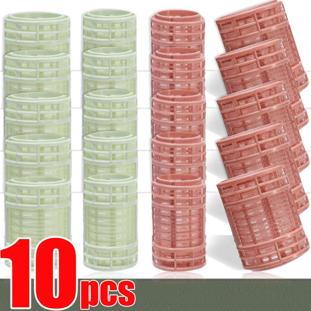 Women Hair Rollers Self Grip No Heat Hair Curlers Heatless Volume Curlers Self-adhesive Hook & Loop DIY Styling Tools 10pcs hair styling tool hair curling tools