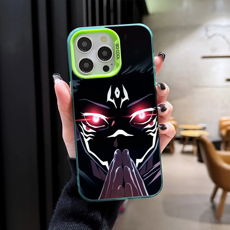Stylish Matte Cool Jujutsu Satoru Gojo Phone Case Cover