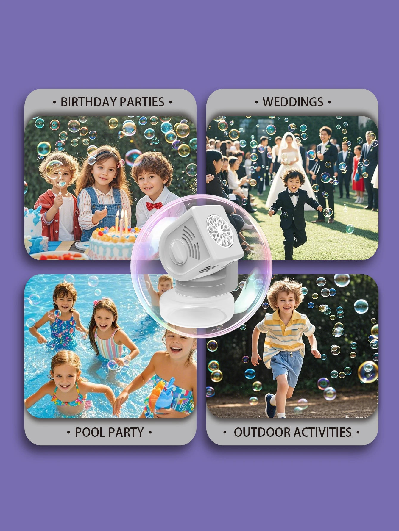 Fully Automatic Bubble Machine For Wedding And Outdoor Activities_voghion.com