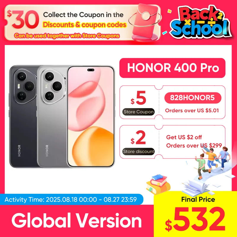 Smartfon Global Version HONOR 400 Pro za $599 / ~2229zł