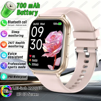 Nuovo Smartwatch 2026 per Donne, Fitness Tracker Sportivo, Impermeabile IP68, Monitoraggio Frequenza Cardiaca 24H, Chiamate Bluetooth, Orologio Intelligente Elegante per Signore