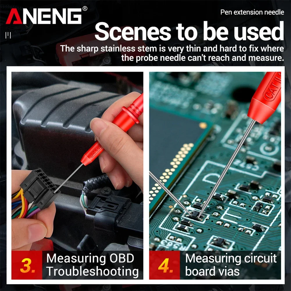 ANENG Multimeter Test Probes Tips Measuring Device Pins Portable Tester Detachable Accessories 10A 600V Instrument Part Test Pen test probes
