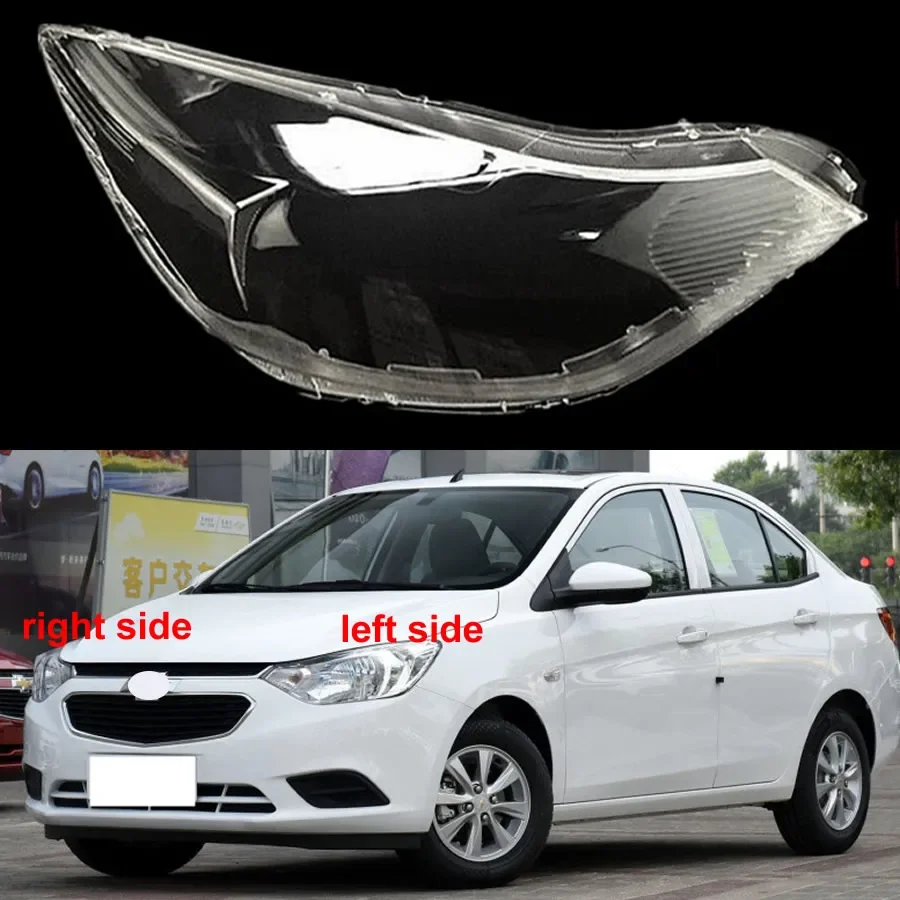 

For Chevrolet Sail 3 2015-2018 Car Accessories Headlight Cover Shade Headlamp Shell Transparent Mask Lampshade Lens Plexiglass